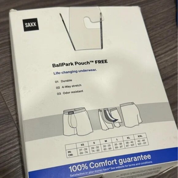 *NWT - Men's SAXX Boxers with Pouch - Size Large - Picture 2 of 3